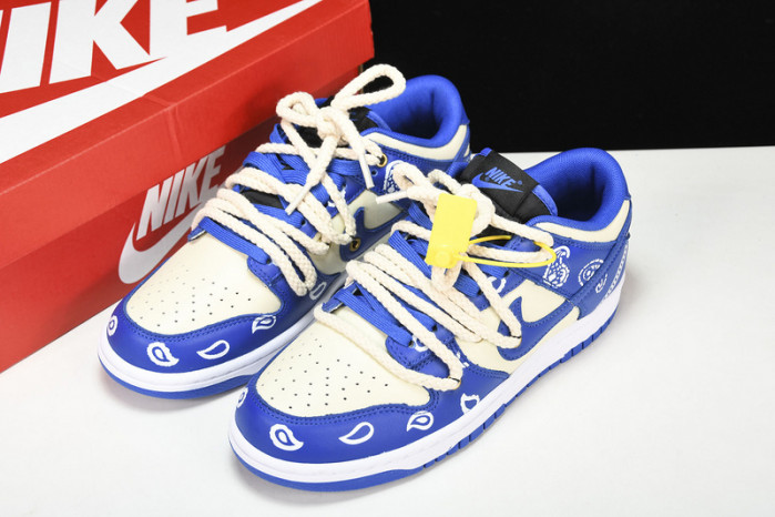 NIKE DUNK LOW RETRO BLACK/YPER COBALTWHTE DD1931-001