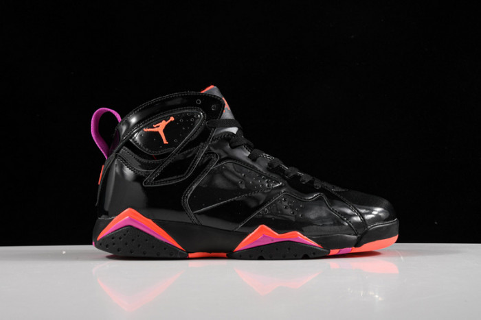 AIR JORDAN 7 RETRO BLACK PATENT 313358-006