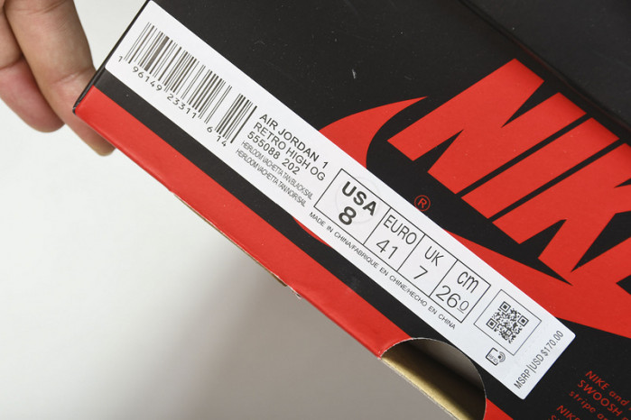 Air Jordan 1 Retro High OG 555088-202