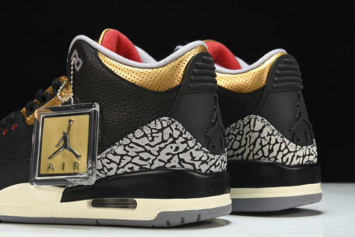 Air Jordan 3 Retro "Black Gold"   CK9246-067