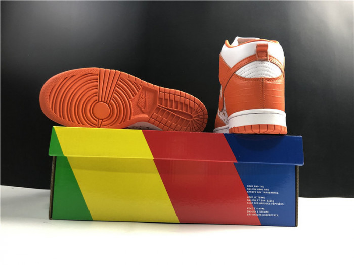 nike sb dunk high Svp*me orange  307385-181