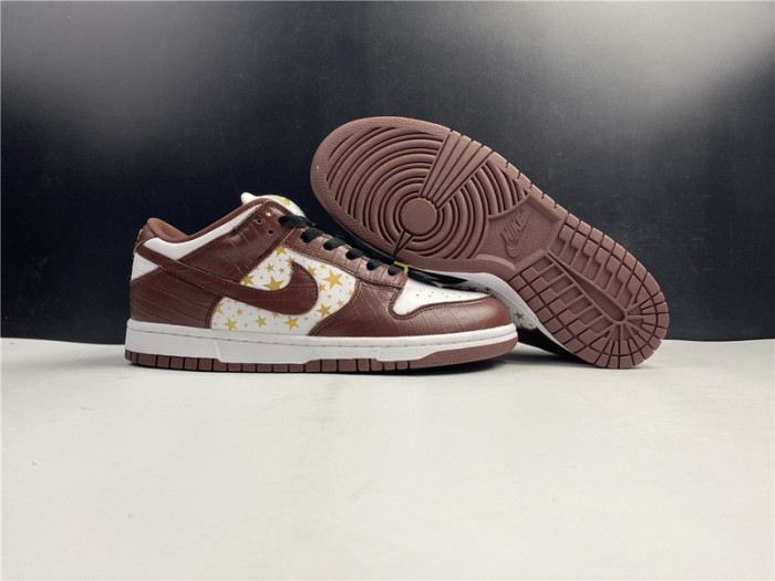 nike sb dunk low Svp*me stars barkroot brown (2021)  dh3228-103