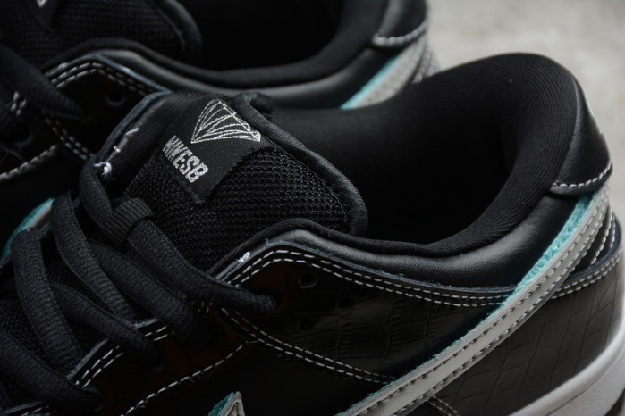 nike sb dunk low D1am0nd s*pply co black D1am0nd bv1310-001